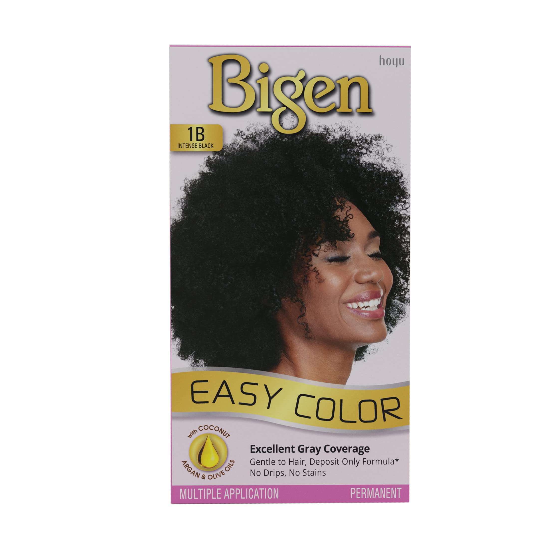 1B Bigen Easy Color for Women Intense Black-New Formula, New Look - 3 Pack - Image 3