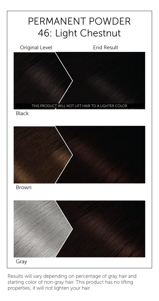 #46 Light Chestnut Bigen Permanent Powder - 6 Pack - Image 3
