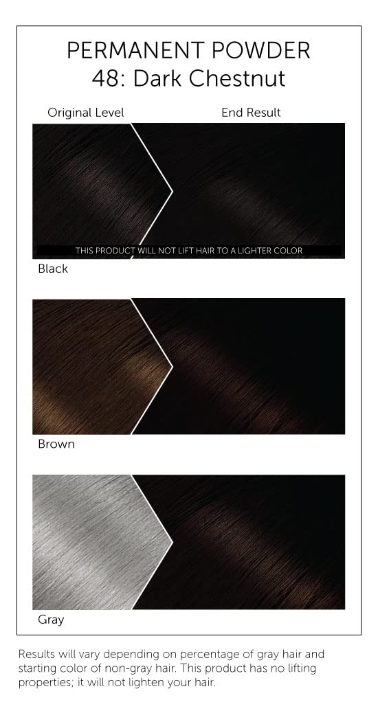 #48 Dark Chestnut Bigen Permanent Powder - 6 Pack - Image 3