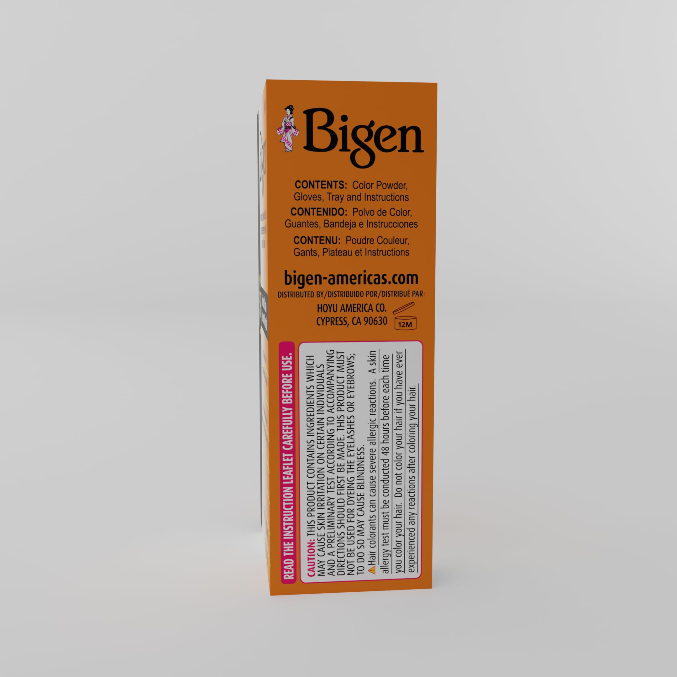 #46 Light Chestnut Bigen Permanent Powder - 6 Pack - Image 7
