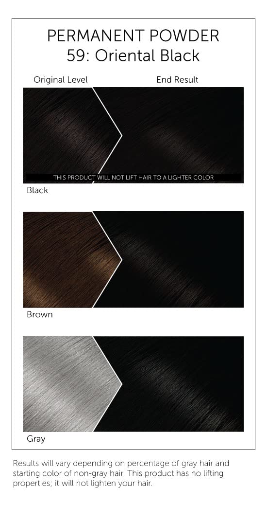 #59 Oriental Black Bigen Permanent Powder - 3 Pack - Image 3