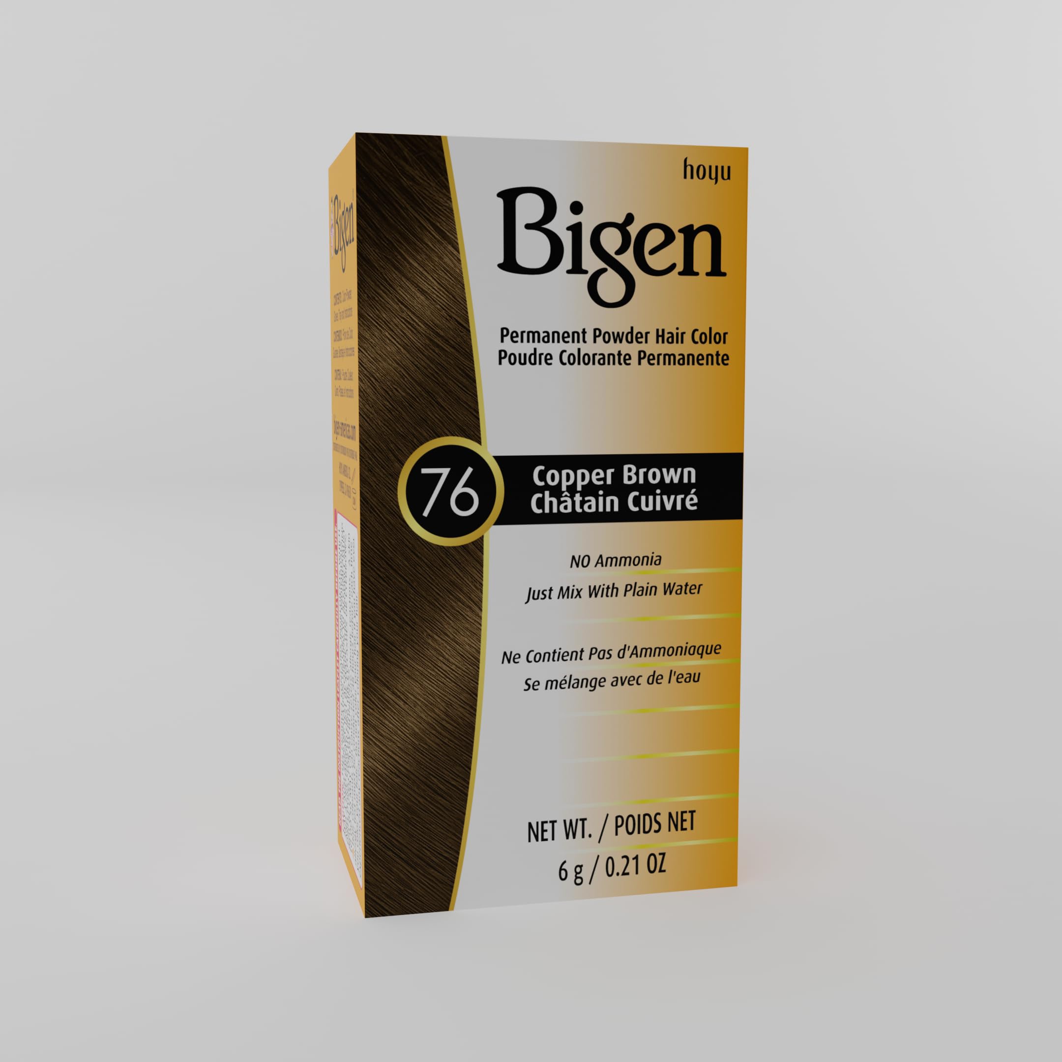 #76 Copper Brown Bigen Permanent Powder - 6 Pack - Image 8