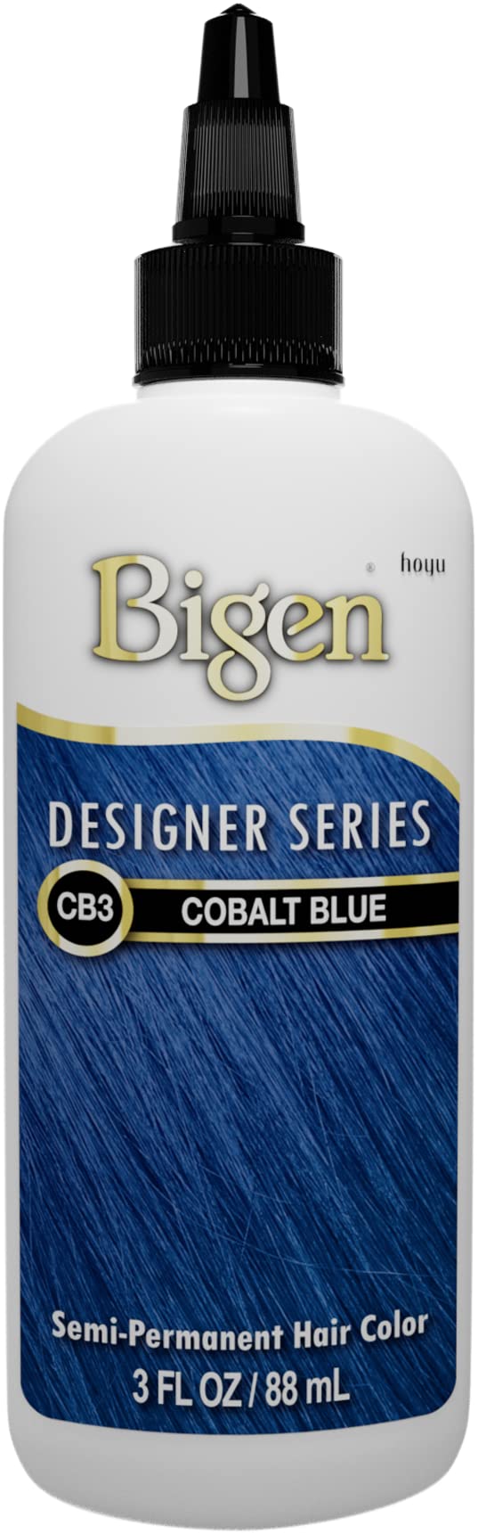 Bigen CB3 Cobalt Blue Designer Series Semi-Permanent Hair Color (pack of 3) - Image 3
