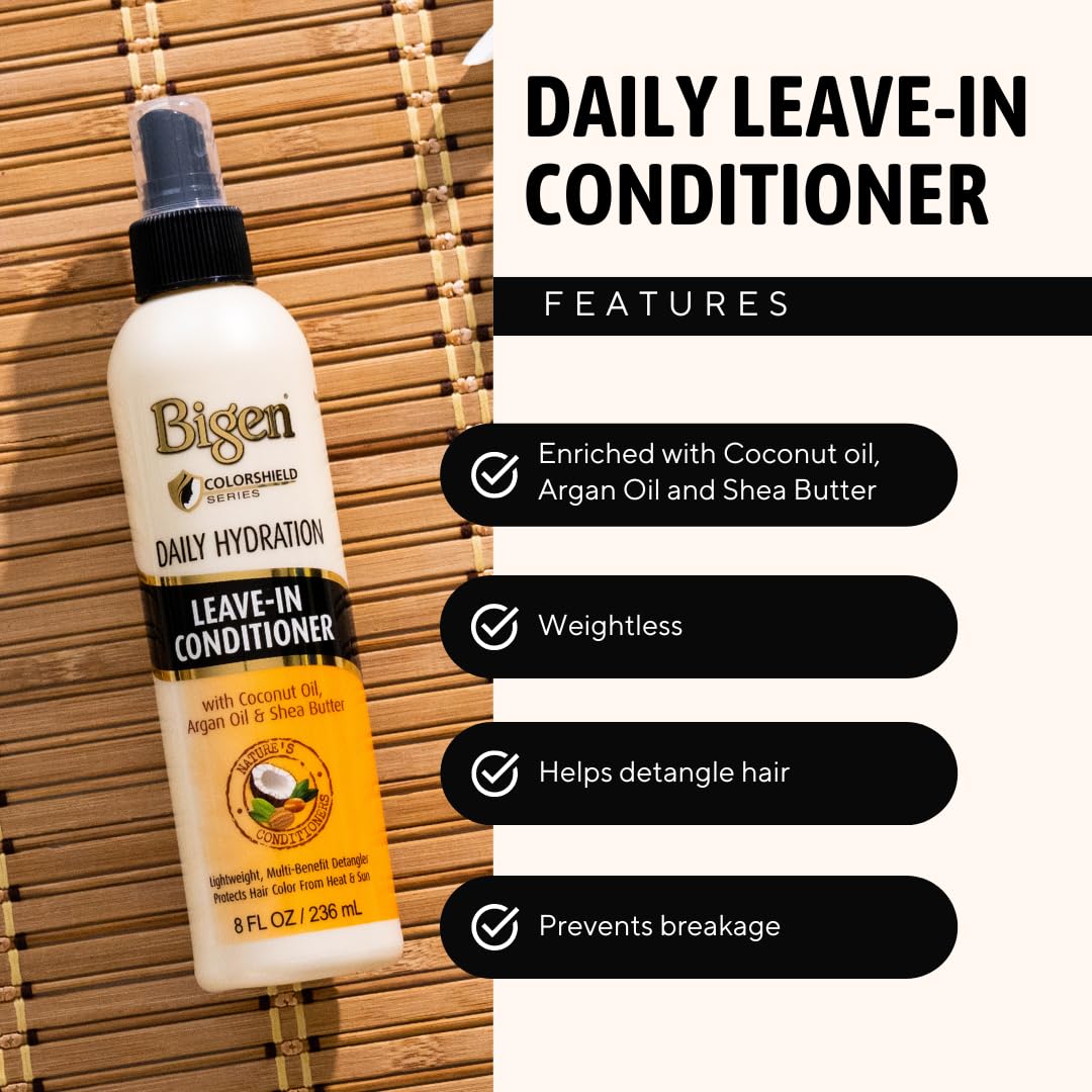 Bigen Colorshield Daily Hydration Leave-In Conditioner 8 fl oz (Pack of 2) - Image 5