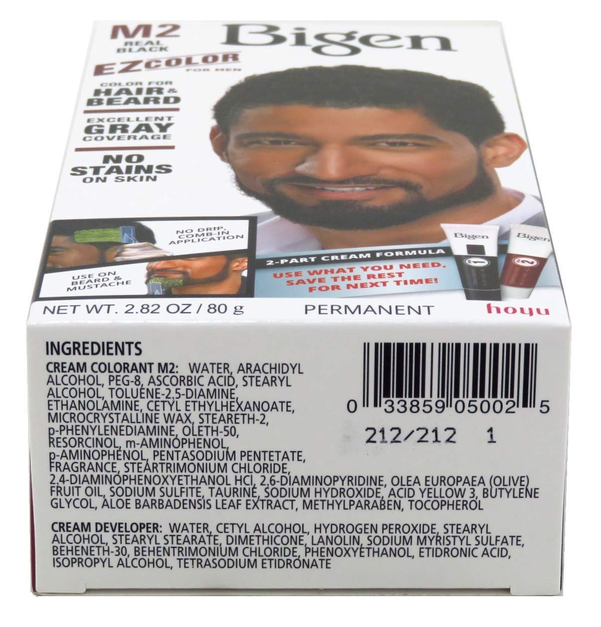 Bigen Ez Color For Men M2 Real Black Kit (Pack of 3) - Image 4