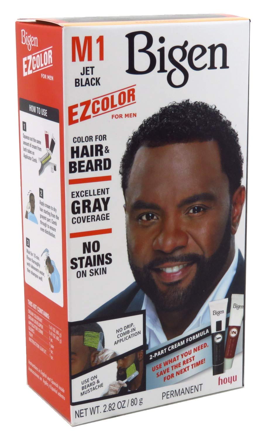 Bigen Ez Color for Men Jet Black Kit (6 Pack) - Image 3