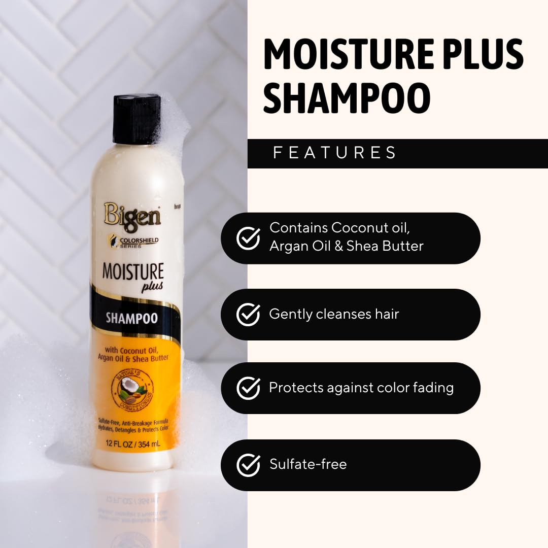Bigen Moisture Plus Shampoo 12 OZ - 2 pack - Image 3