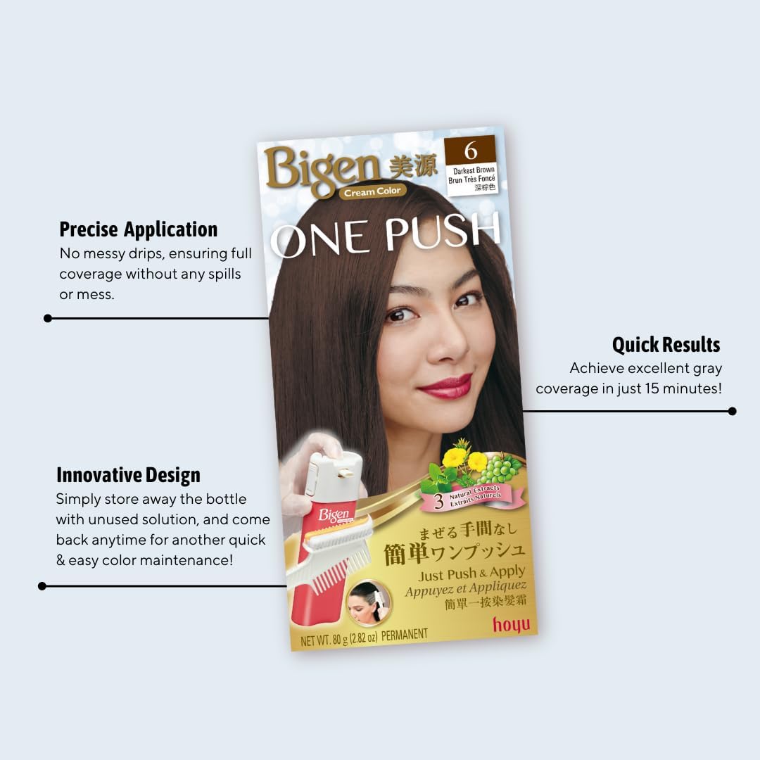 Bigen One Push 3 Light Brown - 2 Pack - Image 4