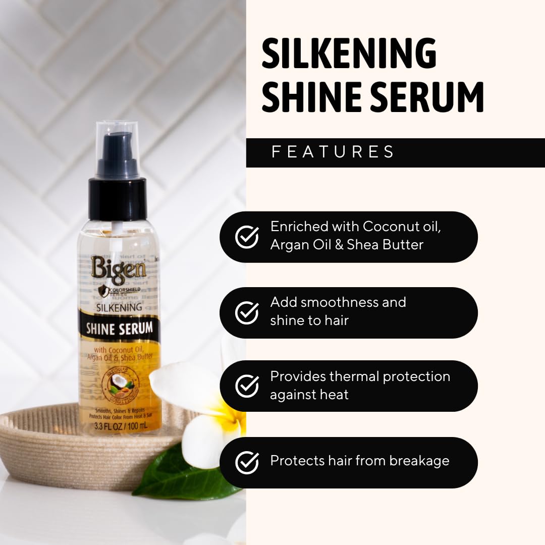 Bigen Silkening Shine Serum 3.3 OZ - 2 pack - Image 4