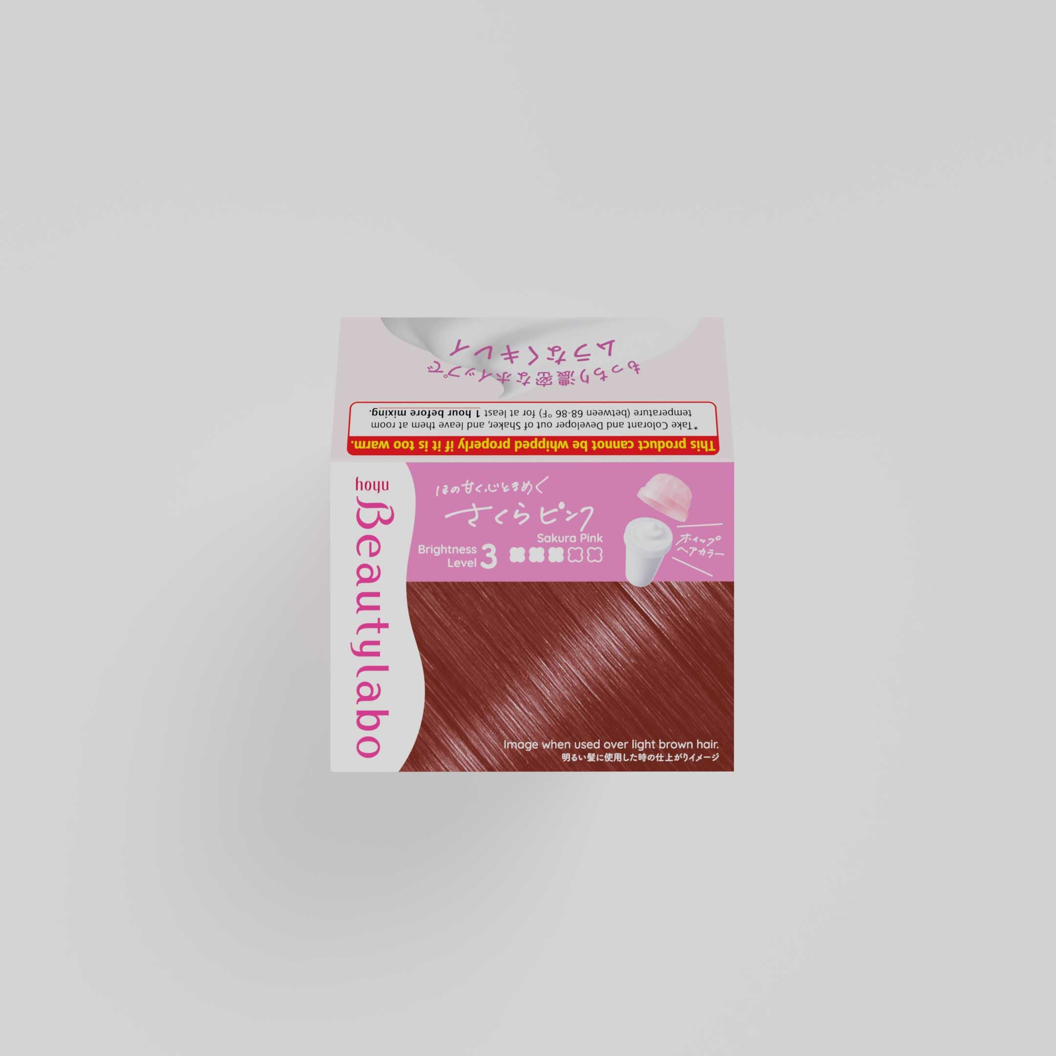 Hoyu Beautylabo Whip Sakura Pink - 2 Pack - Image 5