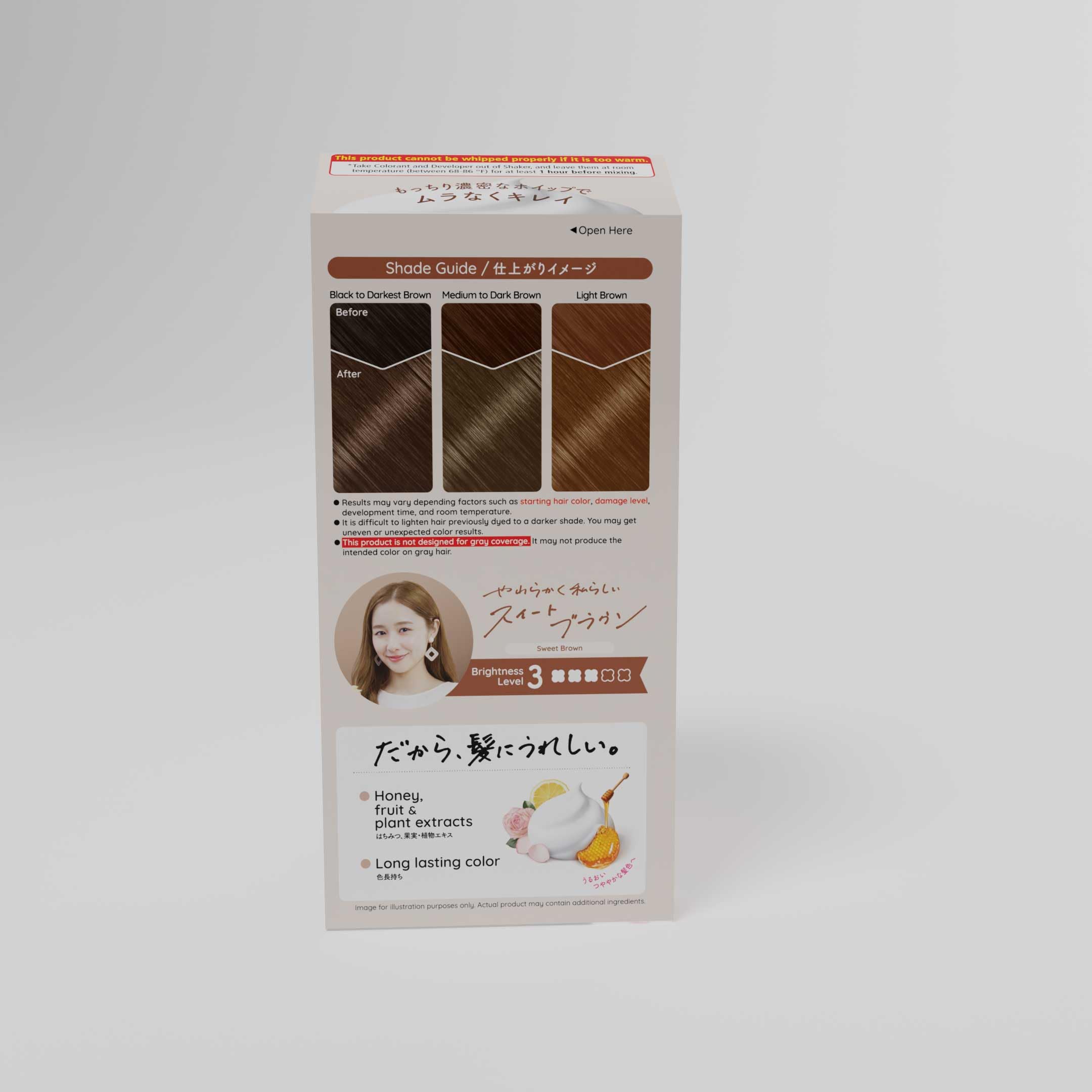 Hoyu Beautylabo Whip Sweet Brown - 2 Pack - Image 6
