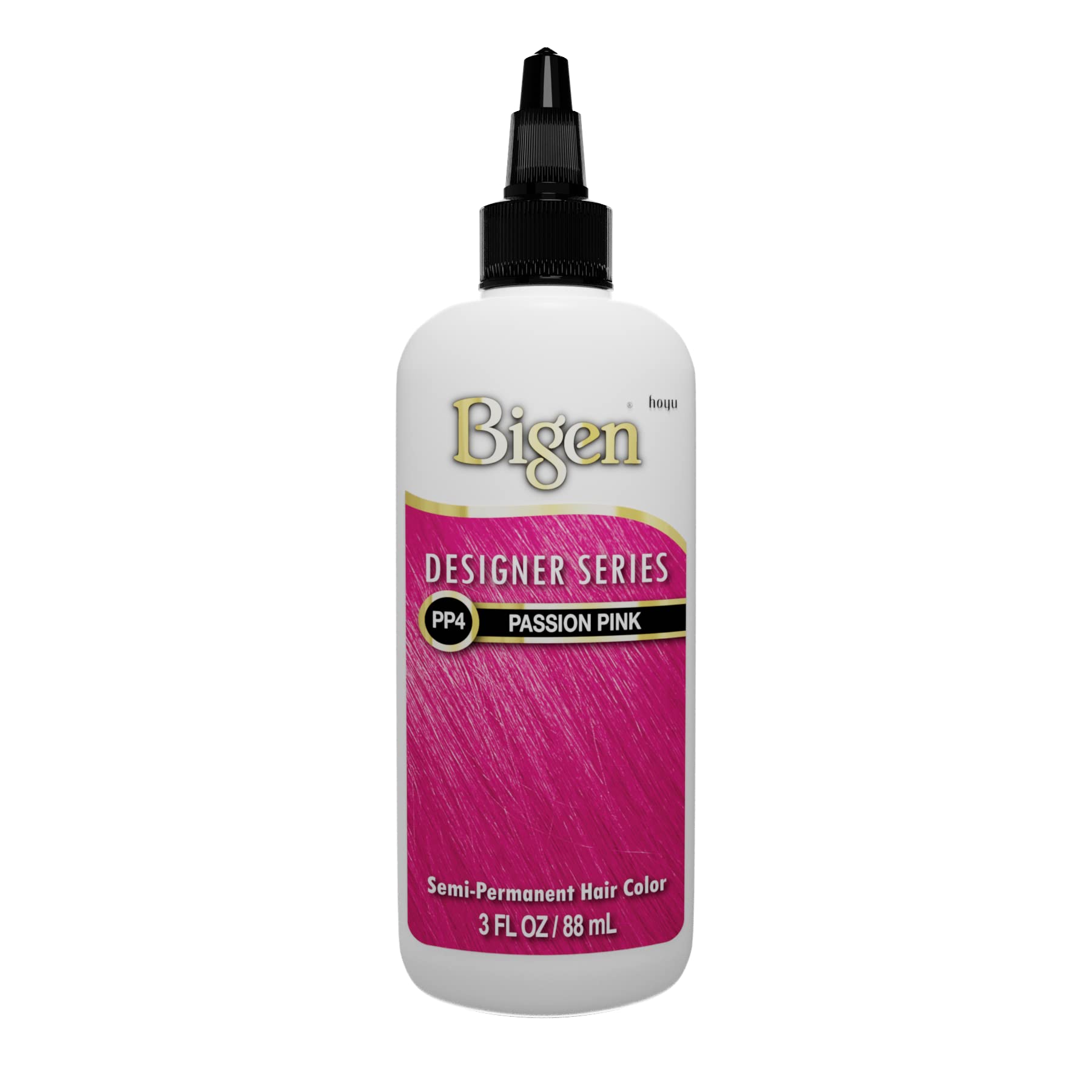 PP4 Passion Pink Bigen Designer Series Semi Permanent Hair Color (3 Pack) - Image 4