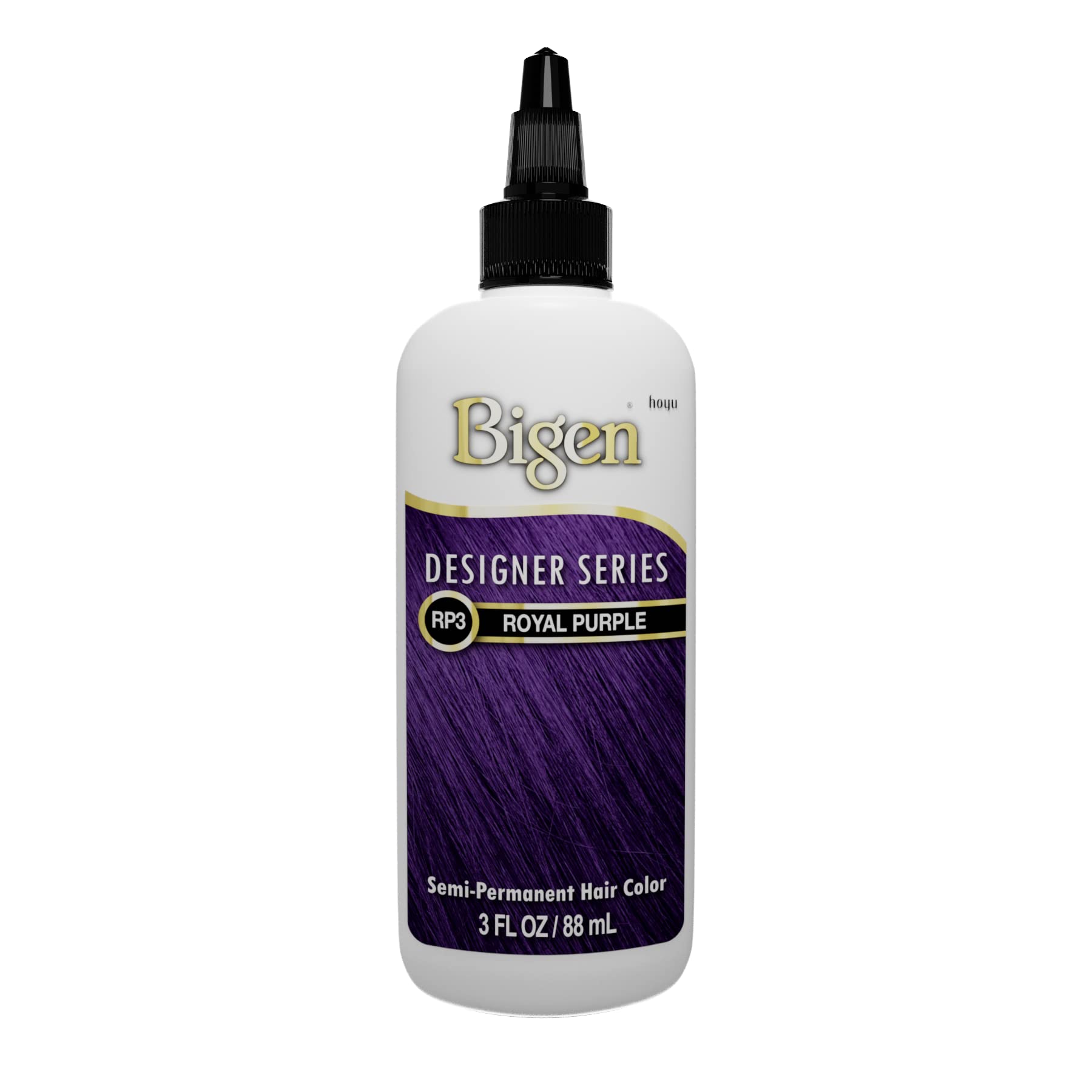 RP3 Royal Purple Bigen Designer Series Semi Permanent Hair Color (3 Pack) - Image 4