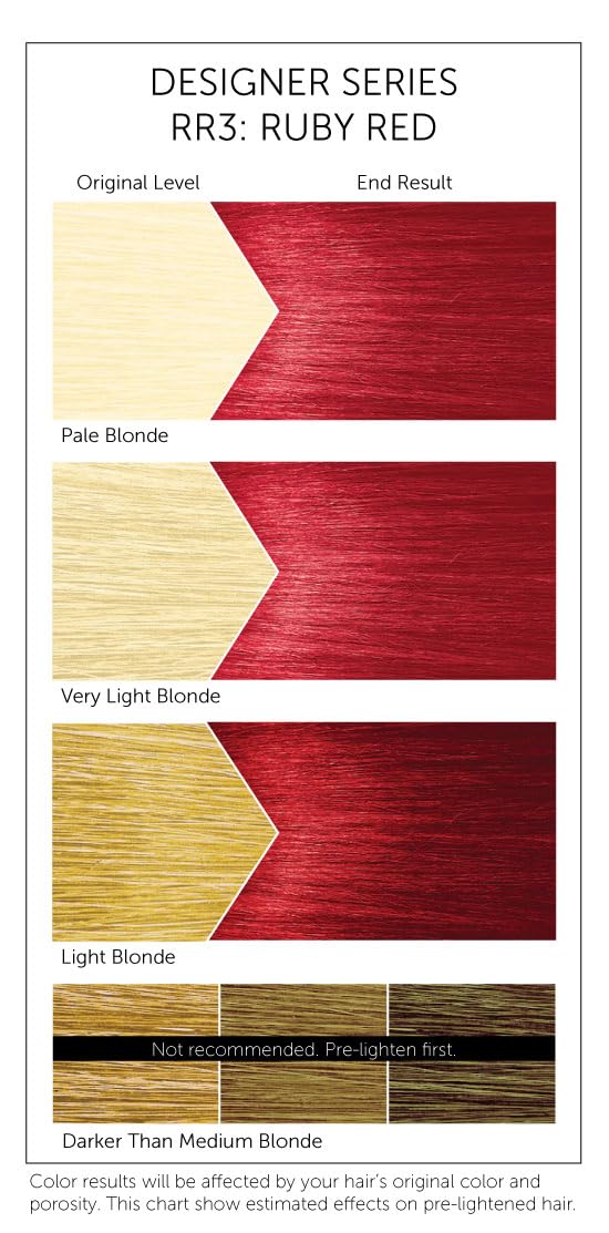 RR3 Ruby Red Bigen Designer Series Semi Permanent Hair Color (3 Pack) - Image 3