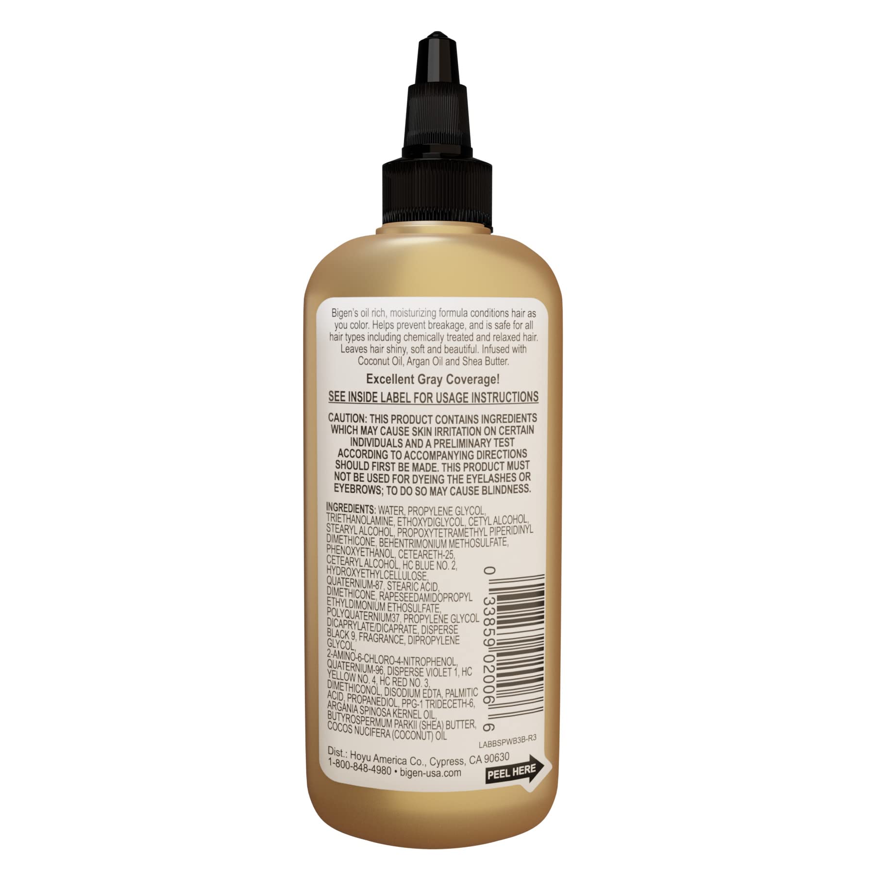 WB3 Medium Warm Brown Bigen Semi Permanent Hair Color (3 Pack) - Image 4